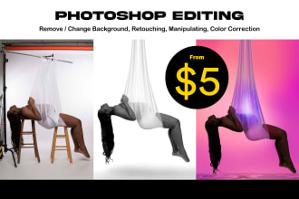 change background, retouching, and color grading your photo