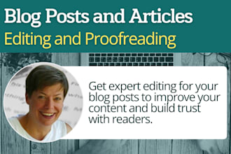 edit and proofread your blog articles