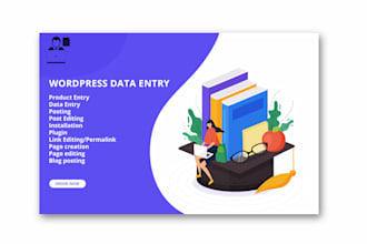 do wordpress data entry and blog posting