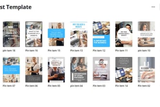 design pinterest posts or pins with canva and schedule post