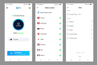 develop VPN app for android with ads and in app purchase
