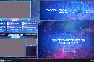 design an animated twitch stream overlay