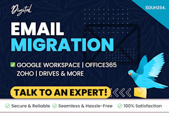 do seamless email migration, google workspace, office365, godaddy, webmail