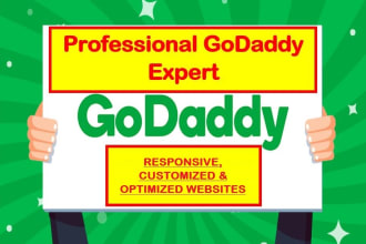 create a professional website with godaddy builder