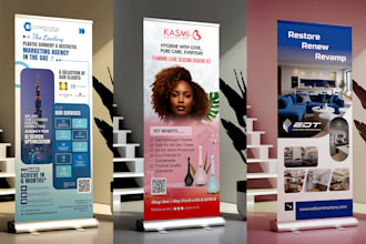 design roll up banner, retractable banner, trade show banner