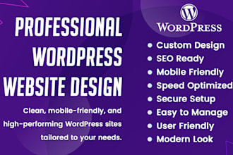 develop a custom wordpress website with ecommerce functionality
