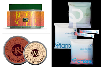 design supplement label, facts panel, or medical product packaging