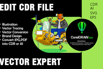 edit, convert and recreate vector files in coreldraw