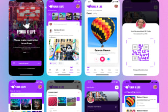design mobile application uiux design for android and IOS