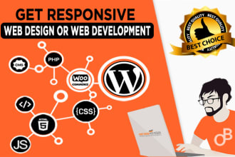 do any kind of web development or web design related work