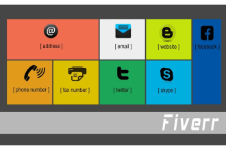 design your business/visiting card