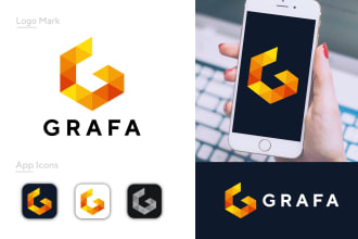 design modern geometric minimalist business logo