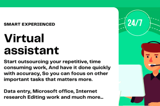 be personal virtual assistant typing job copy paste retype