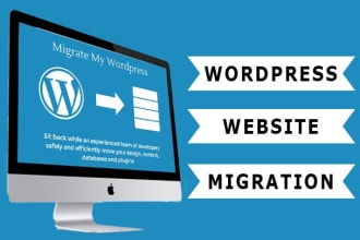 move, clone, transfer, or migrate wordpress website 1 hour