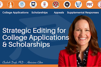 edit your college application, scholarship letters, and appeal statements