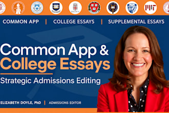 heavily edit your common app and college application