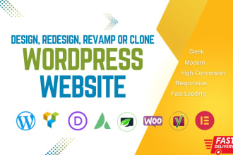 create a dynamic and responsive wordpress website for you