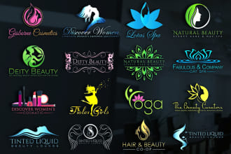 do natural wellness luxury spa yoga beauty health logo