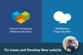 design or fix visual composer wpbakery website issues