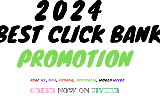 promote your  clickbank and affiliate link to get sales