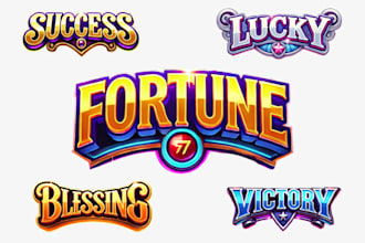 create 5 unique concept logo game for free for you