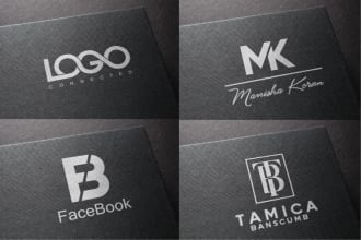 do modern initial letter monogram logo