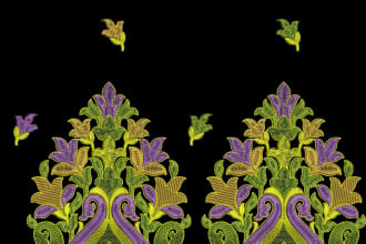 digitize any  embroidery design punching for you