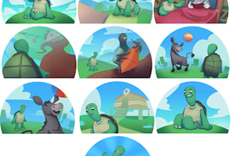 draw storyboard animation for commercial use