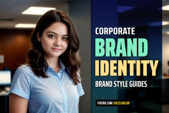 design corporate brand identity and brand style guide