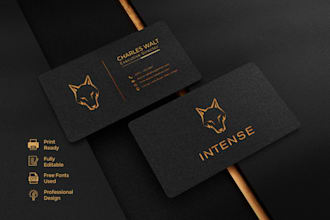 do business card, letterhead and stationery design