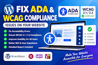 fix ada compliance and wcag accessibility on your website