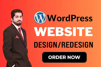 design clean and responsive wordpress website