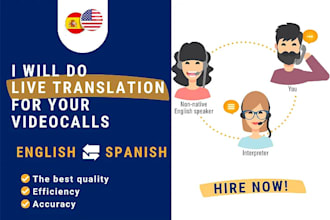 be your live telephonic video spanish interpreter translator