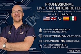 be your live telephonic video spanish interpreter translator