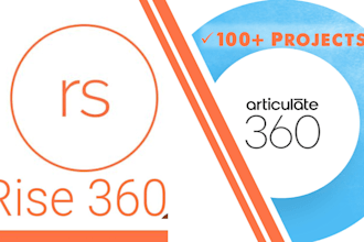 create and design rise 360 elearning  responsive courses