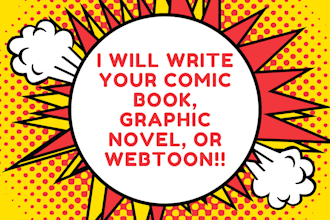 write your comic book, graphic novel, or webtoon script