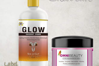 design fantastic skincare label