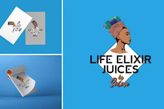 design an illustrative custom logo