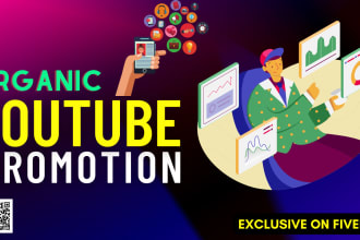 do organic youtube video, channel promotion