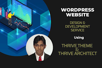 design wordpress website using thrive architect