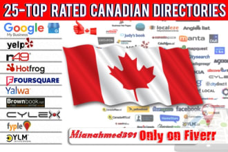 do 100 top rated ca local citation and directory submission