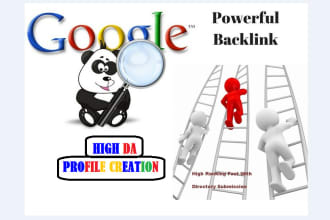 do high DR social profile backlinks for website SEO