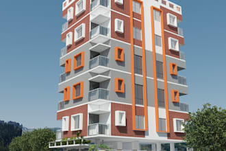 do 3d model with realistic render