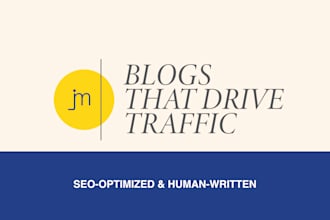 write human SEO articles or blog posts