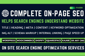 do best search engine optimization for website on page SEO