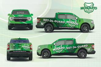 create eye catching vehicle wraps and car magnet graphics