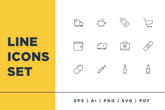 do custom minimalistic line icon design