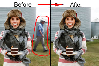 remove any object or unwanted people from your photo