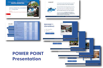 design modern original power point presentation