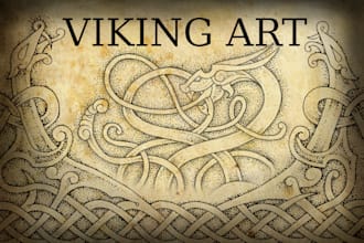design custom viking tattoo and tshirt art